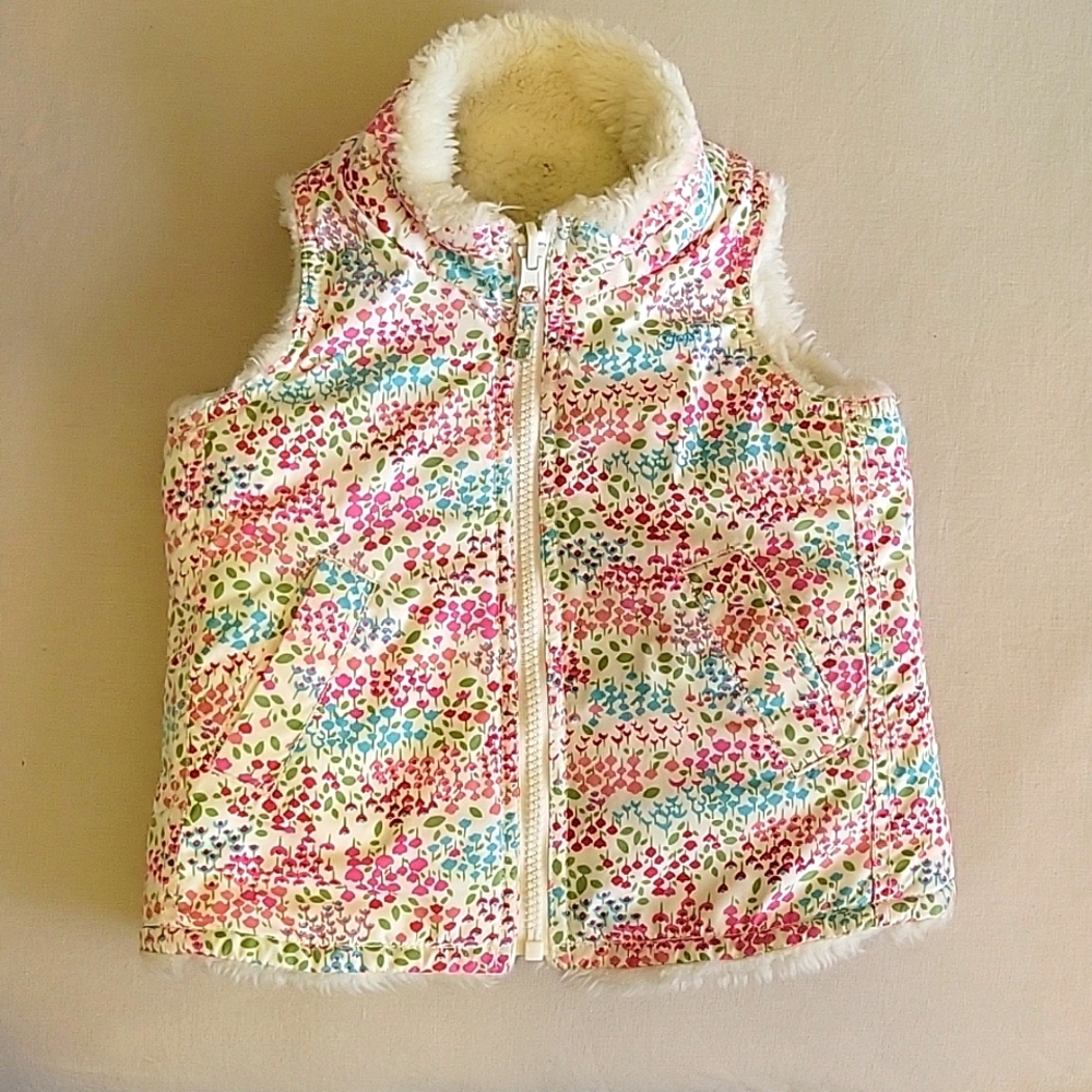Girls reversible 2T vest
